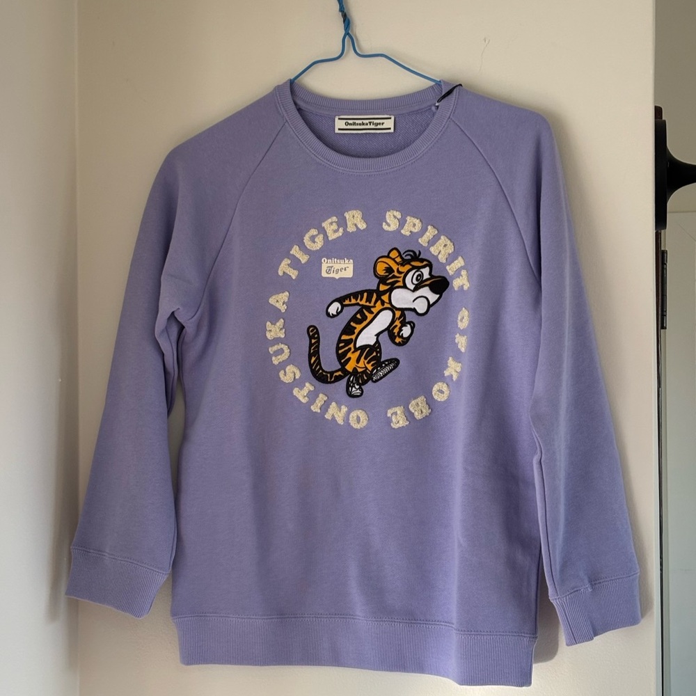 Onitsuka Tiger KIDS SWEAT TOP PURPLE